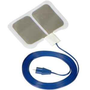 Placca REM Monouso in TNT con Gel Solido Cavo 3 m Tipo Valleylab Adulti - 50 pz