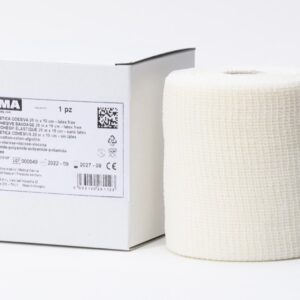 Benda Elastica Coesiva Latex Free 20 m x 10 cm per Fissaggio Medicazione - 25 pz - 3