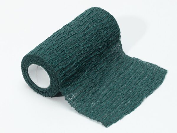 Benda Elastica Coesiva per Fissaggio Medicazione 4 m x 8 cm Verde - 120 pezzi