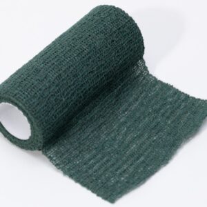 Benda Elastica Coesiva per Fissaggio Medicazione 4 m x 10 cm Verde - 100 pezzi