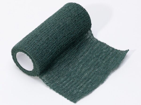 Benda Elastica Coesiva per Fissaggio Medicazione 4 m x 10 cm Verde - 100 pezzi