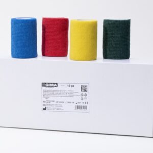 Benda Elastica Coesiva in TNT Previtnt 4,5 m x 7,5 cm Mix 5 Colori - 80 pezzi - 2