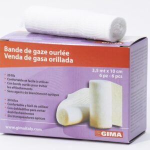 Bende di Garza in Cotone Idrofilo 100% 3,5 m x 10 cm - 150 pezzi - 3