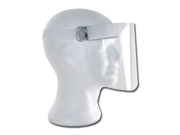Caschetto Protettivo con Schermo Antiappannante Spessore 0,5 mm - 6 pezzi