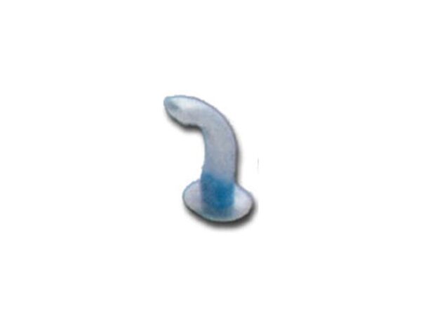 Cannule di Guedel 50 mm Bambini Misura 00 Blu Flessibili Trasparenti Non Sterili