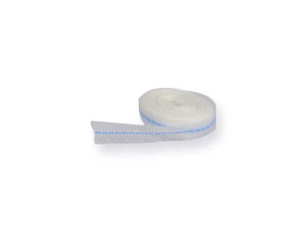 Garza in Nastro 100% Cotone 5 m x 1,25 cm senza Lattice - 600 pezzi