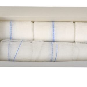 Nastro di Garza 100% Cotone X-Ray con Solfato di Bario 5 m x 7,5 cm - 96 pezzi - 3