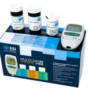 Multicarein Starter Kit Glucometro con Strisce e Accessori Manuale Multilingue - 1