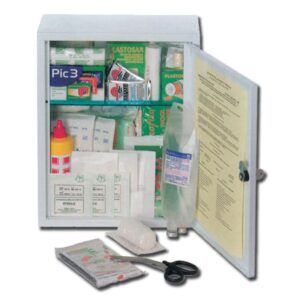 Kit Pronto Soccorso All. 2 Maggiorato Armadietto Metallo 370x300x140 mm - 3 pz - 2