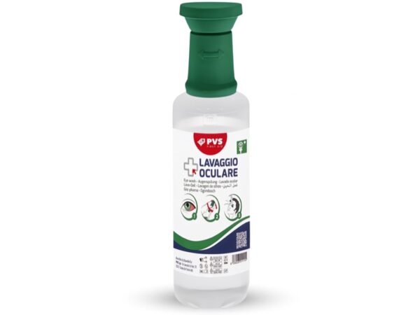 Soluzione Salina Sterile Lavaocchi 500 ml Ricambio per Cod. 34889 - 25 pezzi