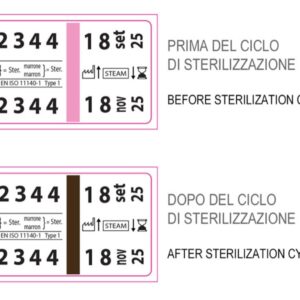 Etichette Adesive Indicatore Vapore 32x19 mm per Etichettatrice 35985 - 2400 pz - 2