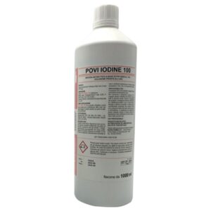 Povi-Iodine 100 Antisettico Iodopovidone 10% Biocida 1000 ml - 8 pezzi - 1