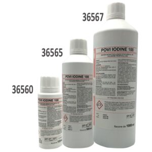 Povi-Iodine 100 Antisettico Iodopovidone 10% Biocida 1000 ml - 8 pezzi - 2