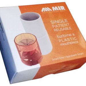 Turbina Riutilizzabile + Boccaglio Riutilizzabile in Plastica per Spirometro per - 3