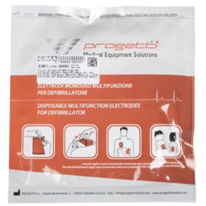 Placche Originali Adulti per Defibrillatore Rescue 230/Rescue Life - 2 paia - 1