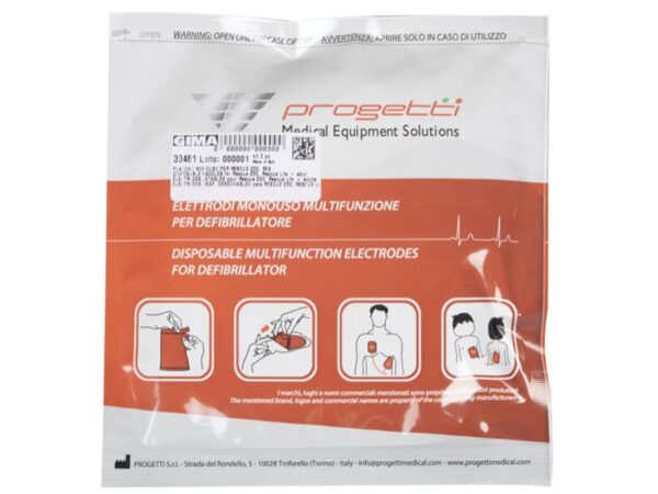 Placche Originali Adulti per Defibrillatore Rescue 230/Rescue Life - 2 paia