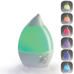 Umidificatore Humi-Rainbow a Ultrasuoni Vapore Freddo con LED 7 Colori - 4 pezzi - 2