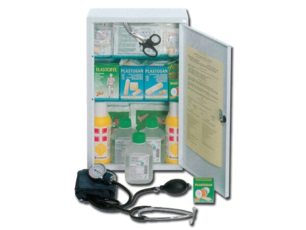 Kit Pronto Soccorso All. 1 in Armadietto Metallo 460x300x140 mm - 2 pezzi