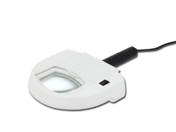 Lampada di Wood Vista Manuale con Lente d'Ingrandimento per Dermatologia