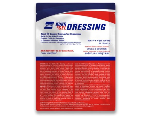 Medicazione Sterile per Ustioni Konix 20x20 cm - 40 pezzi