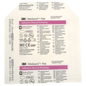 3M Medipore + Pad Medicazione Adesiva 5 x 7 cm - 400 pezzi - 2