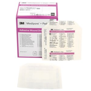 3M Medipore + Pad Medicazione Adesiva 5 x 7 cm - 400 pezzi - 3