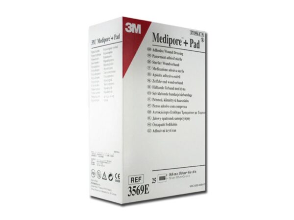 3M Medipore + Pad Medicazione Adesiva 10 x 15 cm - 200 pezzi