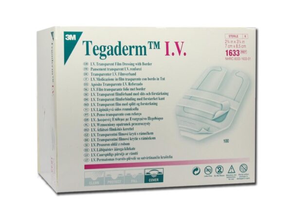 3M Tegaderm I.V. Strips Medicazione Sterile 7x8,5 cm Linee Periferiche - 200 pz