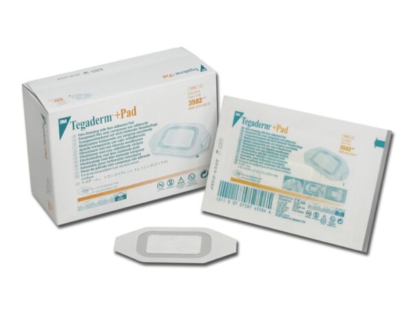 3M Tegaderm+Pad Medicazione con Pellicola Trasparente 5x7 cm Sterile - 200 pezzi