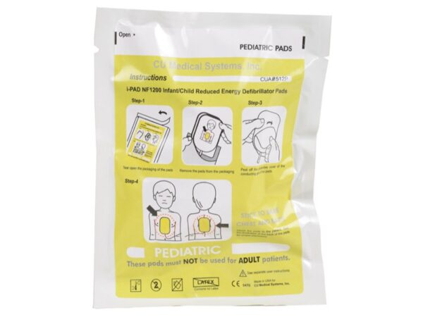 Elettrodi Monouso Pediatrici per Defibrillatore I-PAD - 4 kit da 2 pezzi