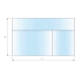 Tasca Adesiva Portastrumenti Sterile 35x42 cm con 2 Scomparti - 100 pezzi