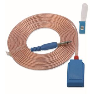 Cavo per Placche Elettrobisturi 30490-30495 - Jack 6,3 mm - 5 m - 6 pezzi - 1