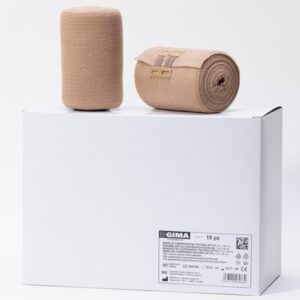 Benda Elastica di Compressione Forte Previbielastica 7m x 10 cm con Clip - 20 pz - 3