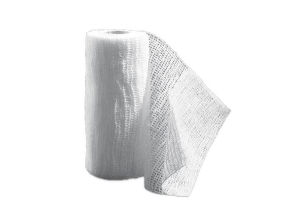 Benda Elastica Coesiva 4 m x 12 cm Latex Free per Fissaggio Medicazione - 100 pz