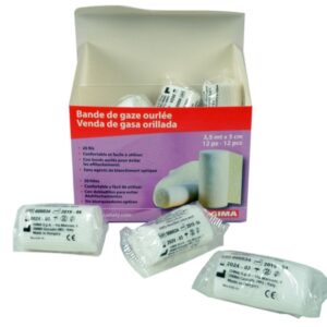 Bende di Garza 100% Cotone Idrofilo 3,5 m x 5 cm - 300 pezzi - 3