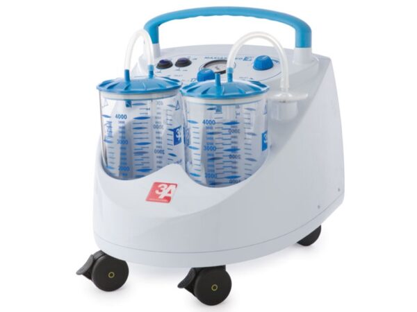 Aspiratore Chirurgico Maxi Aspeed 60 Litri 2 Vasi da 4 Litri con Pedale 230V