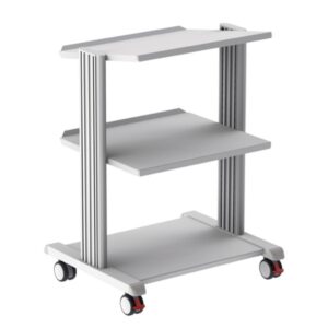 Carrello Smart con 2 Ripiani 50x42 cm e Base in Acciaio Verniciato - 2