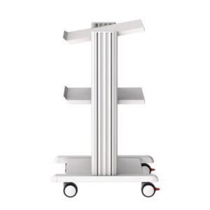Carrello Smart con 2 Ripiani 50x42 cm e Base in Acciaio Verniciato - 3