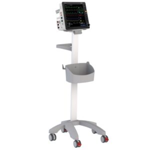 Carrello per Monitor Paziente e Ventilatori senza Piastra Adattatrice - 2