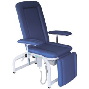 Poltrona Donatori per Prelievo Elettrica Blu - 1