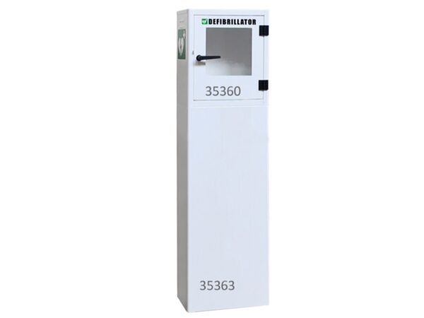 Piantana Bianca per Armadietti Defibrillatore 35360-35362 - 2 pezzi