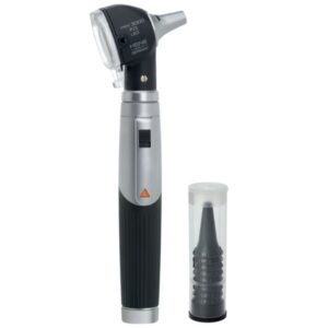 Heine Mini 3000 LED Otoscopio F.O. con Manico Ricaricabile Nero D-008.70.301 - 1
