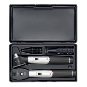 Heine Set Diagnostico Mini 3000 LED Direct Otoscopio + Oftalmoscopio Nero - 1