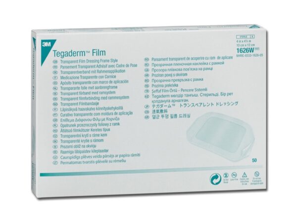 3M Tegaderm Medicazione Trasparente Sterile 10x12 cm Codice 1626W - 200 pezzi