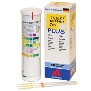 Strisce Urine CombiScreen 7SYS Plus con Protezione Acido Ascorbico 7 Parametri -