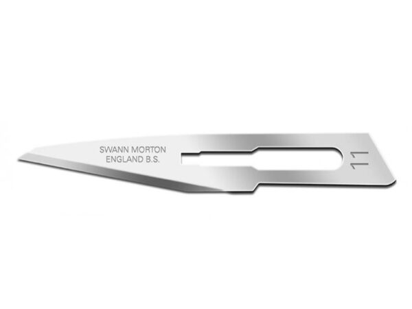 Swann Morton Lame Bisturi in Acciaio al Carbonio N. 11 Sterili - 600 pezzi