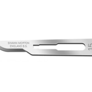 Swann Morton Lame per Bisturi N. 15 in Acciaio al Carbonio Sterili - 600 pezzi - 1