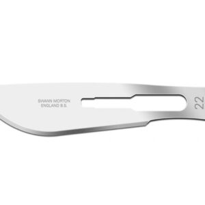 Swann-Morton Lame Bisturi in Acciaio al Carbonio N. 22 Sterili - 500 pezzi - 1
