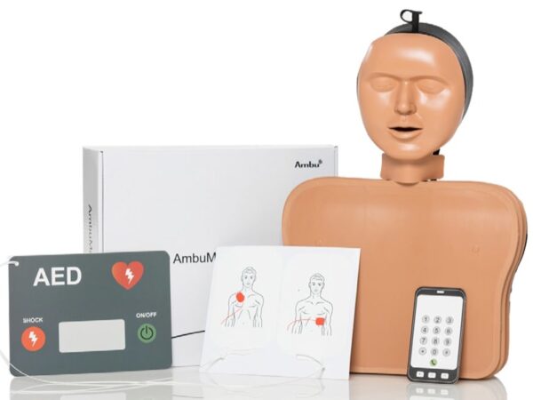 Ambu Man School Manichino per Rianimazione BLS e Addestramento DAE - 3 pezzi