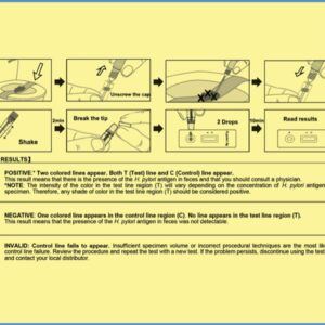 Autotest Helicobacter Pylori Self Test Rapido su Feci - 30 pezzi - 2